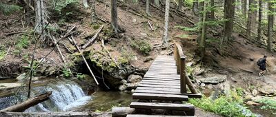 Nad vodopády Bílé Opavy ↔ Na paloučku