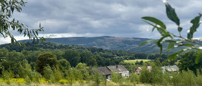 Zlaté Hory, Kostelní ↔ Rozejście szlaków [Widok na Příčný vrch]