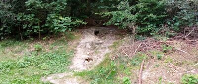 Góry Mokre ↔ Fajna Ryba, skrzyżowanie szlaków