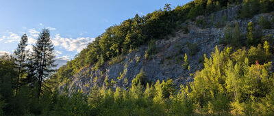 Rozejście szlaków ↔ Rezerwat Góra Miłek [Nieczynny kamieniołom]