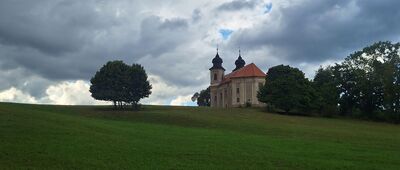 Šonov ↔ Šonov, kościół