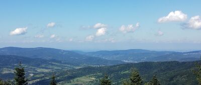 Schronisko PTTK na Luboniu Wielkim [Widoki z Lubonia]