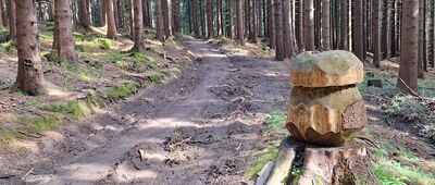 U Kapličky ↔ Hraniční hora, sedlo