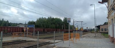 Zagnańsk, stacja kolejowa