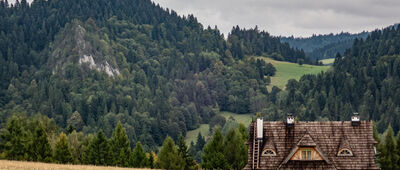 Cisówka ↔ Niedzica-Zamek [Widok z czerwonego szlaku nad Niedzicą]