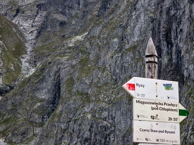 Czarny Staw pod Rysami 1580 m n.p.m.