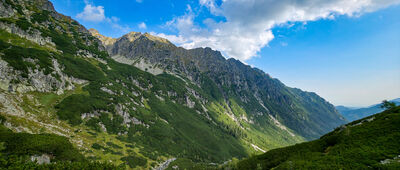 Dolina Roztoki ↔ Siklawa [Zielony szlak w Dolinie Roztoki nad Siklawą]