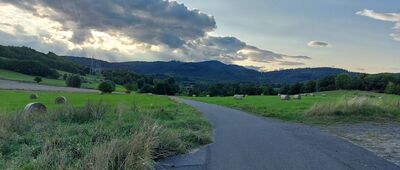 Lubomin ↔ Skrzyżowanie szlaków żółty / czarny