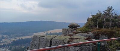 Szczeliniec Wielki, tarasy południowe