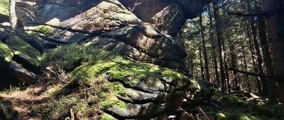 Przełęcz pod Bobrzakiem ↔ Pod Małą Ostrą