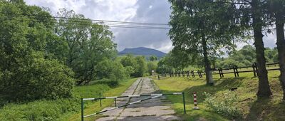 Wołosate, początek/koniec Głównego Szlaku Beskidzkiego