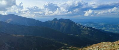 Kasprowy Wierch [Giewont widziany z Kasprowego Wierchu]