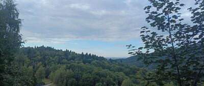 Przełęcz Łysa, rozejście szlaków