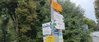 Radków, rozwidlenie