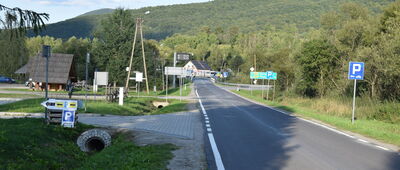 Ustrzyki Górne, parking