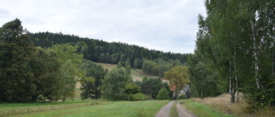 Przejście graniczne Zdoňov / Łączna ↔ Łączna, rozejście szlaków