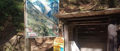 Rázcestie nad Popradským plesom