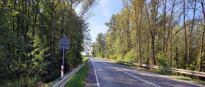 Głusiec, kurhan ↔ Dęblin, most