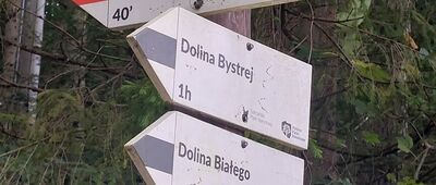 Dolina Strążyska, parking