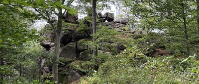 Głaziska Janowickie ↔ Ruiny zamku Bolczów