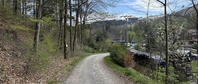 Malá Kykula, sedlo ↔ Dolní Lomná