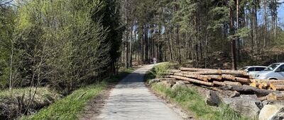 Bocanovice, les ↔ Velká Louka, vrchol