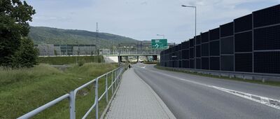 Wilkowice ↔ Bystra, ul. Promienista