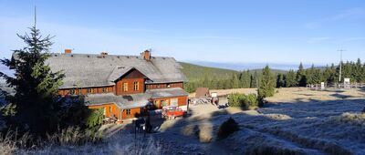 Rozejście przy Schronisku Na Śnieżniku