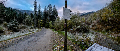 Wyżnia Kira Miętusia [Rozejście szlaków pod Zadnią Kopką]