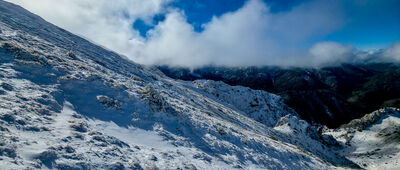 Tomanowy Potok ↔ Chuda Przełączka [Lodowe Siodło z zielonego szlaku na Chudą Przełączkę]