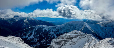 Ciemniak ↔ Krzesanica [Mułowa Przełęcz w kierunku słowackiej Doliny Tomanowej]