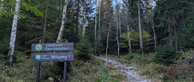 Sowia Dolina, granica parku narodowego