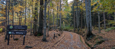 Droga Urszuli, granica parku narodowego