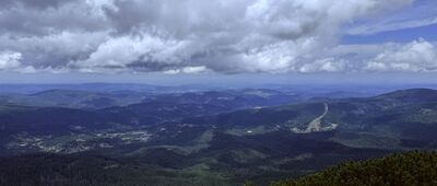 Skręt Ratowników ↔ Babia Góra, dojście szlaku żółtego