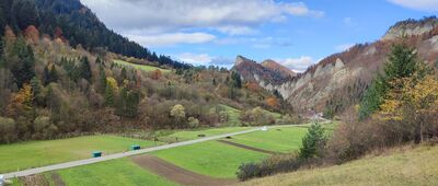 Leśnica, skrzyżowanie szlaków ↔ Rozejście szlaków