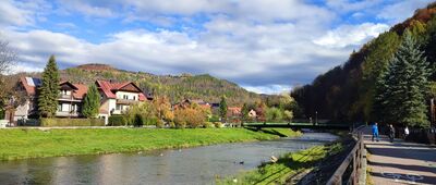 Szczawnica Niżna ↔ Szczawnica, Most Zbójników