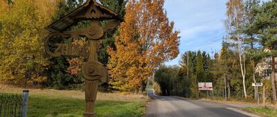 Czaple, skrzyżowanie [Czapla w Czaplach]