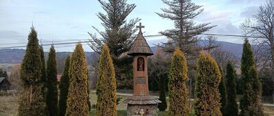 Hańczowa, skrzyżowanie szlaków ↔ Hańczowa