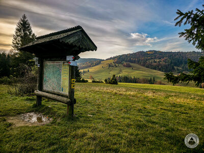 Przełęcz Rozdziela 862 m n.p.m.
