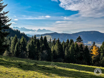 Widok na Tatry pod Huściawą