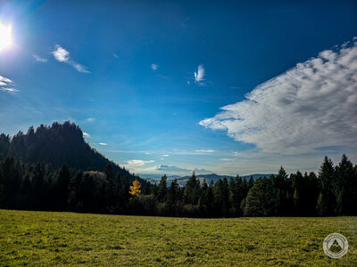 Widok na Tatry pod Huściawą