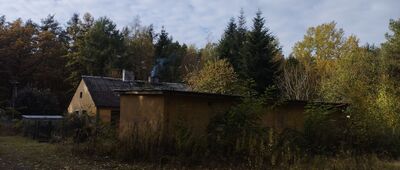 Rozejście szlaków ↔ Osada Krakowiany [Gajówka Grabów]