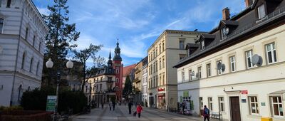 Cieplice, pl. Piastowski [Deptak w Cieplicach]