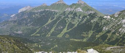 Jahňací štít [Widok na Tatry Bielskie]