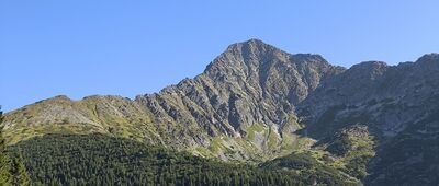 Pod Muráňom ↔ Kopské sedlo [Widok na Jagnięcy Szczyt]