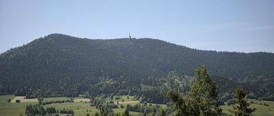 Szczebel ↔ Przełęcz Glisne [Widok na Wielki Luboń]