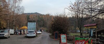 Przełęcz Tąpadła, parking