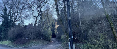 Lanckorona, Za Górą, rozejście szlaków