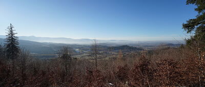 Strużnica, rozejście szlaków ↔ Skrzyżowanie szlaków niebieski / czarny