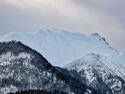 Grań Szerokiej Jaworzyńskiej z Rusinowej Polany